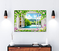 Obraz Výhľad z okna na jazero 1984